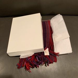 Stripe NWT scarf.